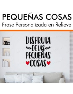 Vinilo Decorativo Frase La vida es demasiado corta – DECORATINA