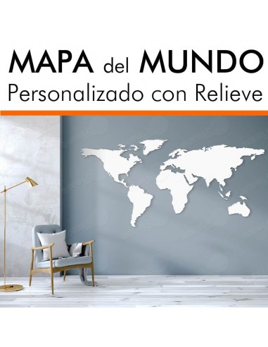 Mapa decorativo MUNDO