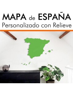 Mapa decorativo ESPAÑA