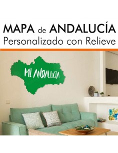 Mapa decorativo ANDALUCÍA