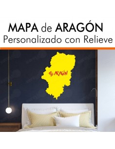 Mapa decorativo ARAGÓN