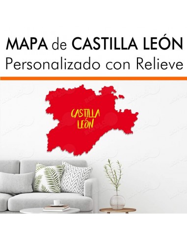 Mapa decorativo CASTILLA LEÓN