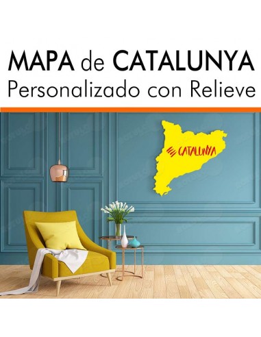 Mapa decorativo CATALUNYA