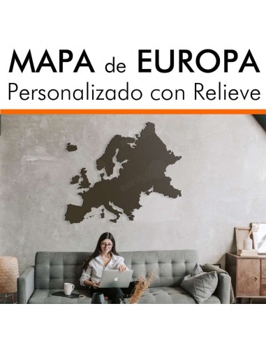Mapa decorativo EUROPA
