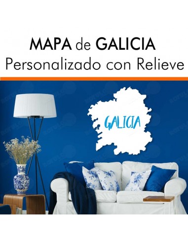 Mapa decorativo GALICIA