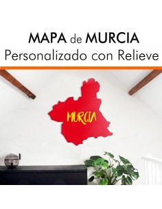 Mapa decorativo MURCIA