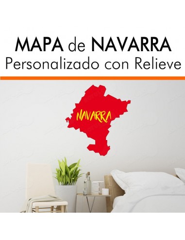 Mapa decorativo NAVARRA