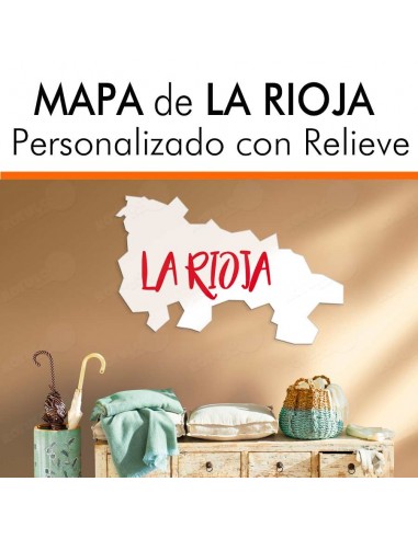 Mapa decorativo LA RIOJA