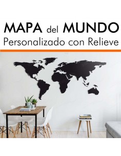 Mapa decorativo MUNDO