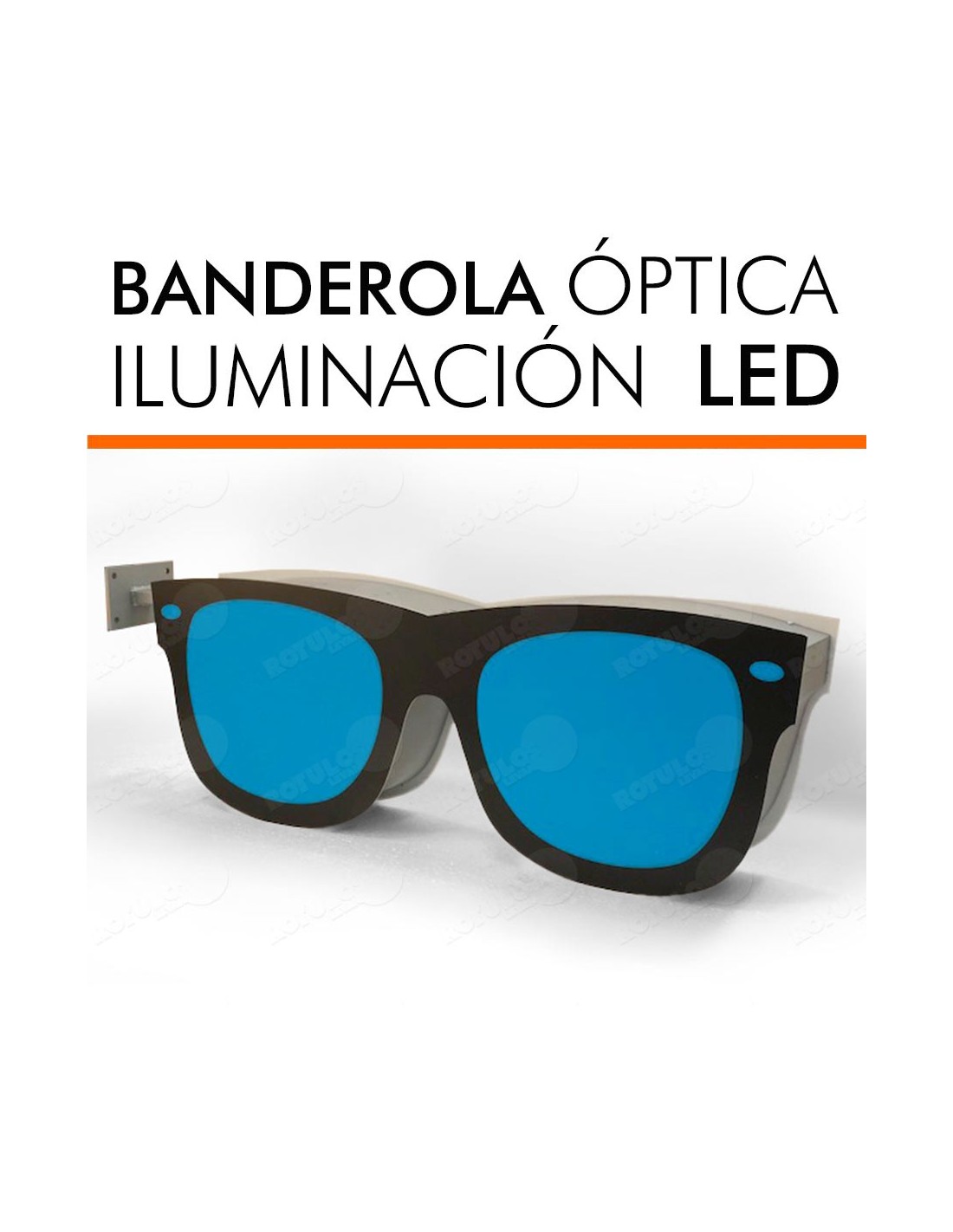 Banderola optica luminosa