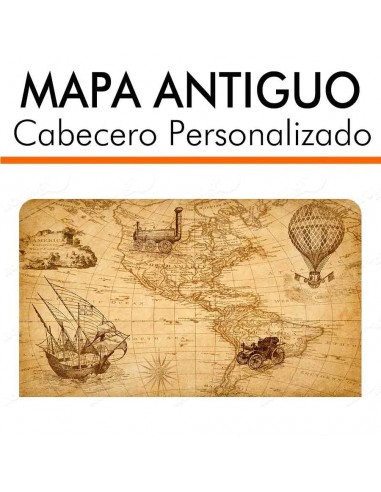 Cabecero personalizado MAPA ANTIGUO