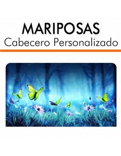 Cabecero personalizado MARIPOSAS EN EL BOSQUE 2