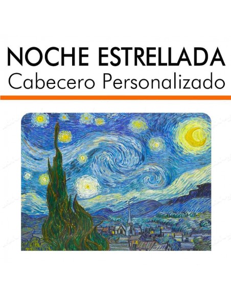 Cabecero personalizado NOCHE ESTRELLADA de VAN GOGH