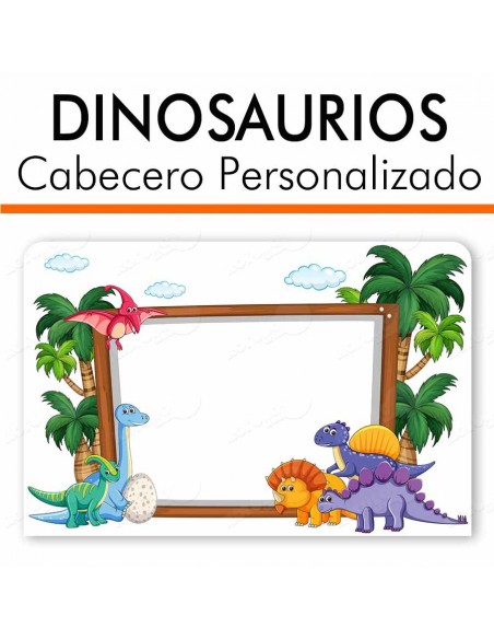 Cabecero personalizado DINOSAURIOS
