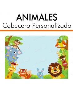 Cabecero personalizado ANIMALES 2