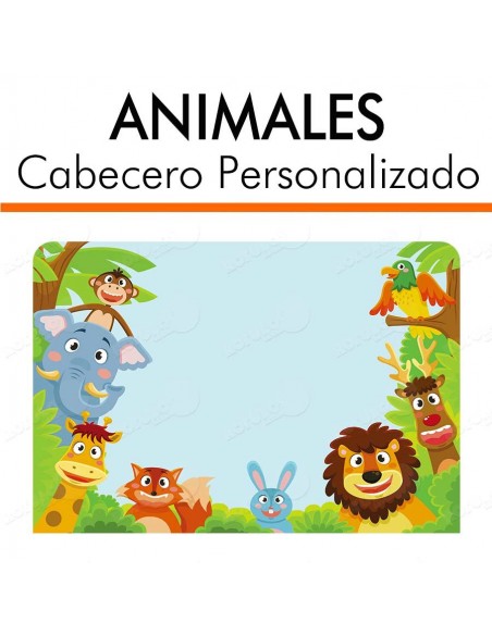Cabecero personalizado ANIMALES