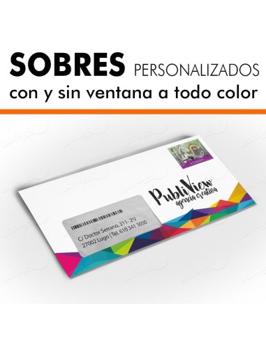 SOBRES PERSONALIZADOS