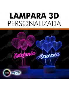 Lámpara led nombre personalizado