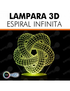 Lámpara led espiral