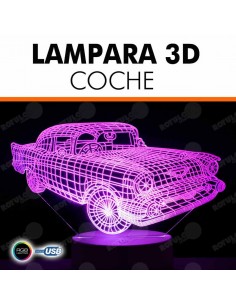 Lámpara 3D coche