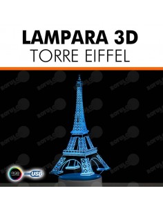 Lámpara metacrilato torre EIFFEL