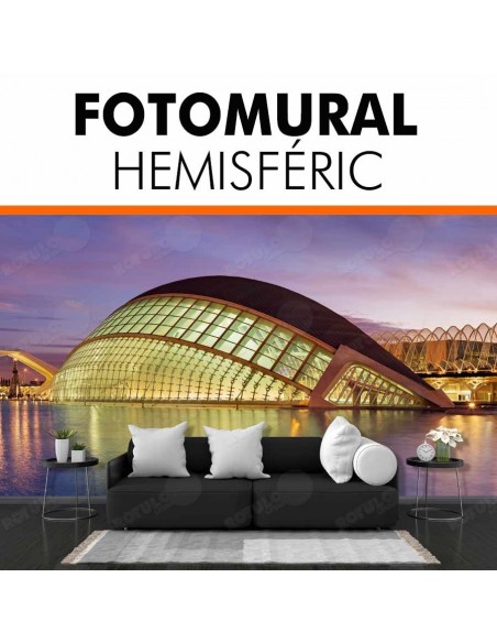 Foto mural personalizado de l'Hemisfèric de Valencia