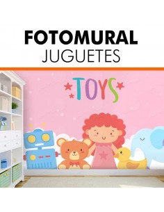 Foto mural personalizado Infantil JUGUETES