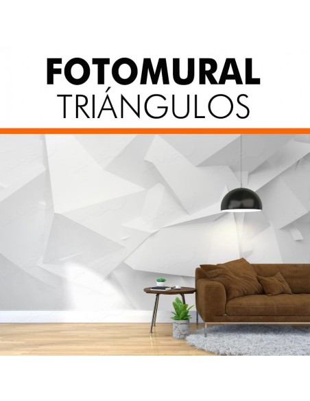 Foto mural personalizado efecto 3D Triángulos