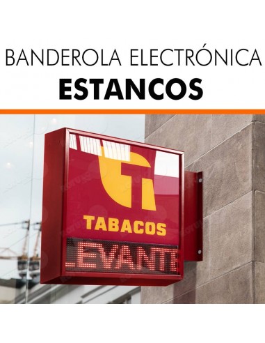 Banderola electrónica estancos