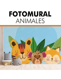 Foto mural personalizado infantil ANIMALES