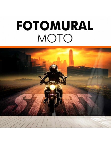 Foto mural personalizado MOTO