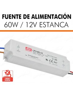 Fuente alimentación MEAN WELL LPV-60W