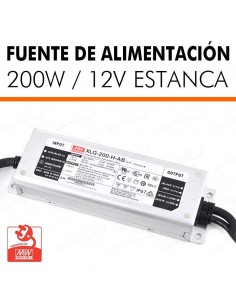 Fuente alimentación MEAN WELL XLG-200W