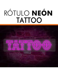 Rótulo neón Tattoo 2