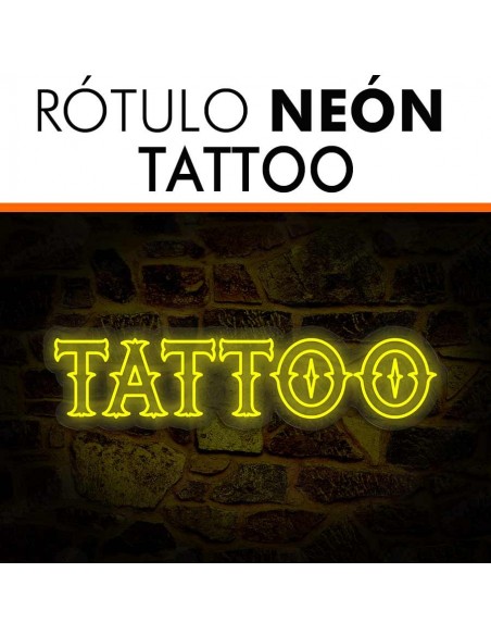 Rótulo neón Tattoo