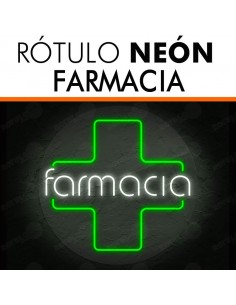 Rótulo neón Farmacia 2