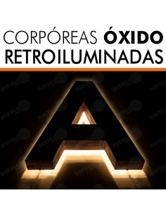 LETRAS EFECTO ÓXIDO 2