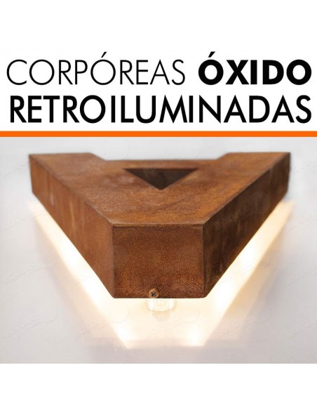 LETRAS EFECTO ÓXIDO