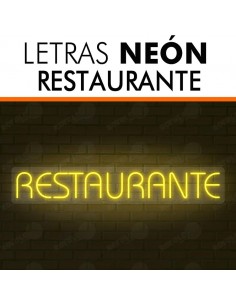 Rótulo neón Restaurante 2