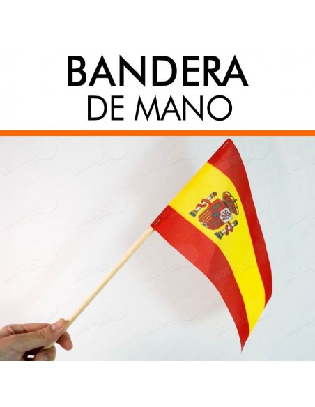 Bandera de mano para manifestaciones o eventos deportivos
