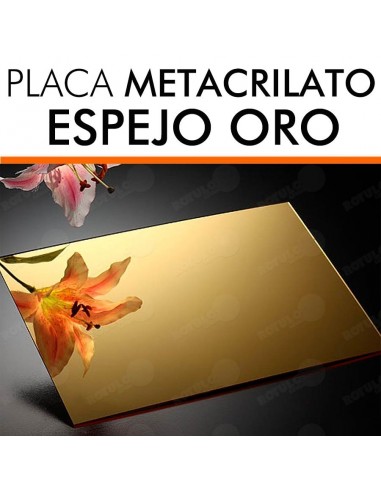 METACRILATO ESPEJO ORO-DORADO