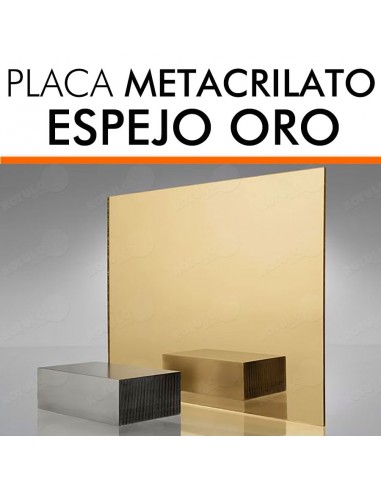 METACRILATO ESPEJO ORO-DORADO