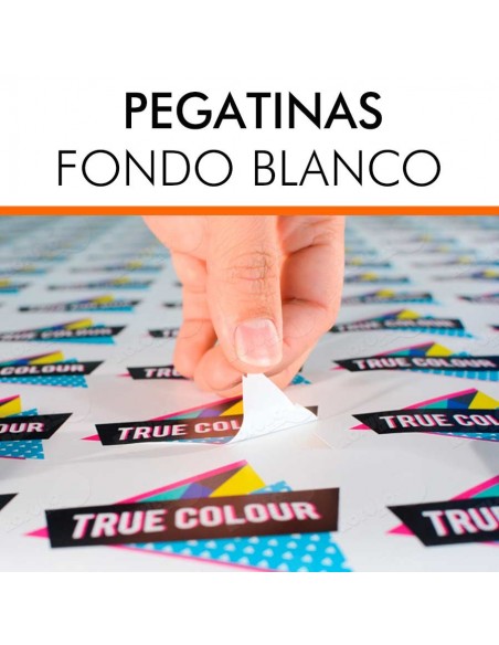 PEGATINAS PERSONALIZADA FONDO BLANCO