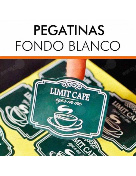 PEGATINAS PERSONALIZADA FONDO BLANCO