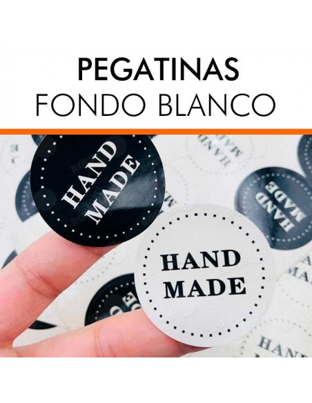 PEGATINAS PERSONALIZADA FONDO BLANCO
