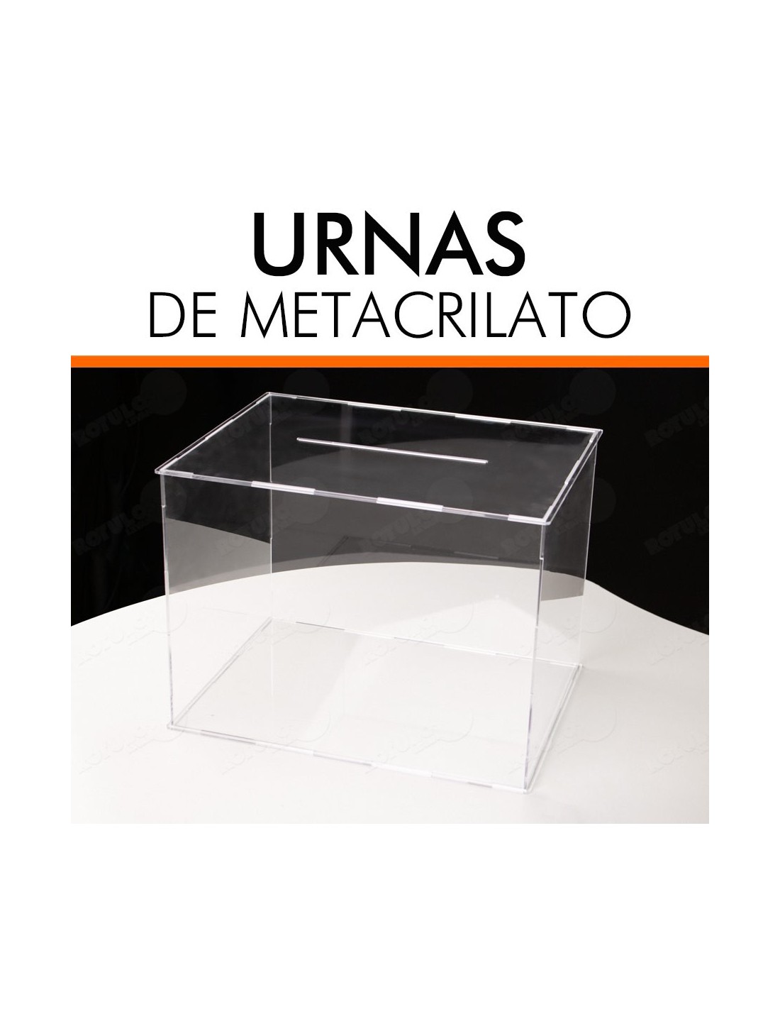Urna metacrilato modelo EASY HACHY