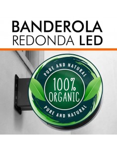 Banderola Redonda LED