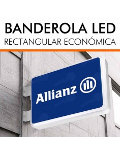 Banderola luminosa económica, cartel económico 2
