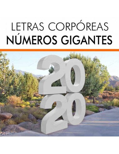 Números Gigantes en relieve