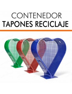 PAPELERA RECICLAJE TAPONES 2